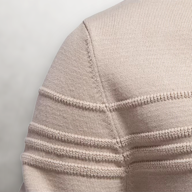 WEXLER GridWeave™ Cotton Sweater