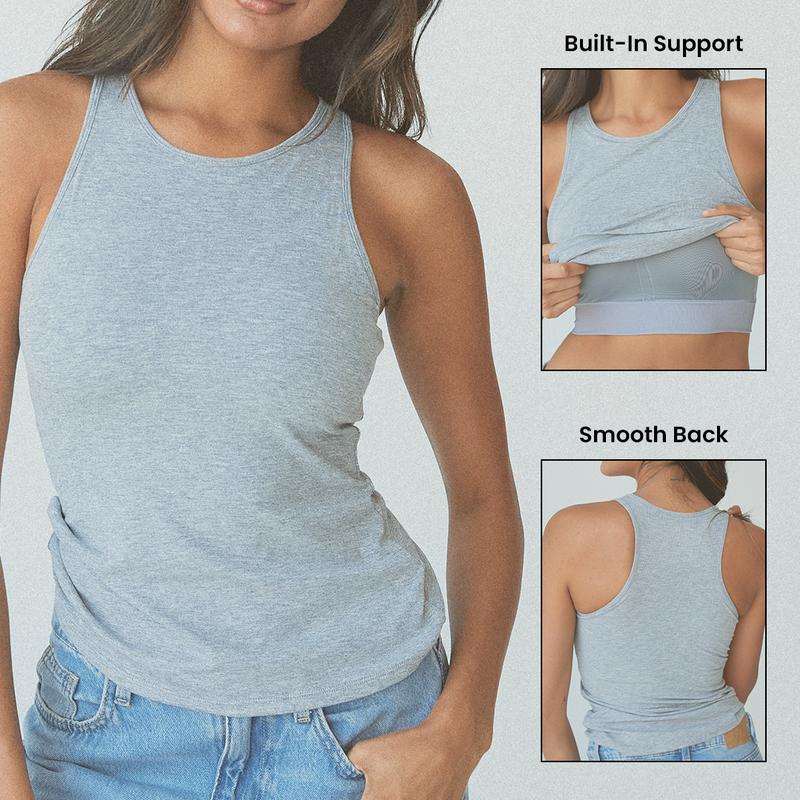 Built-In-Bra Tank Top