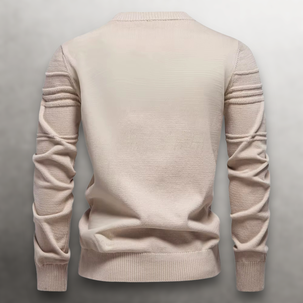 WEXLER GridWeave™ Cotton Sweater