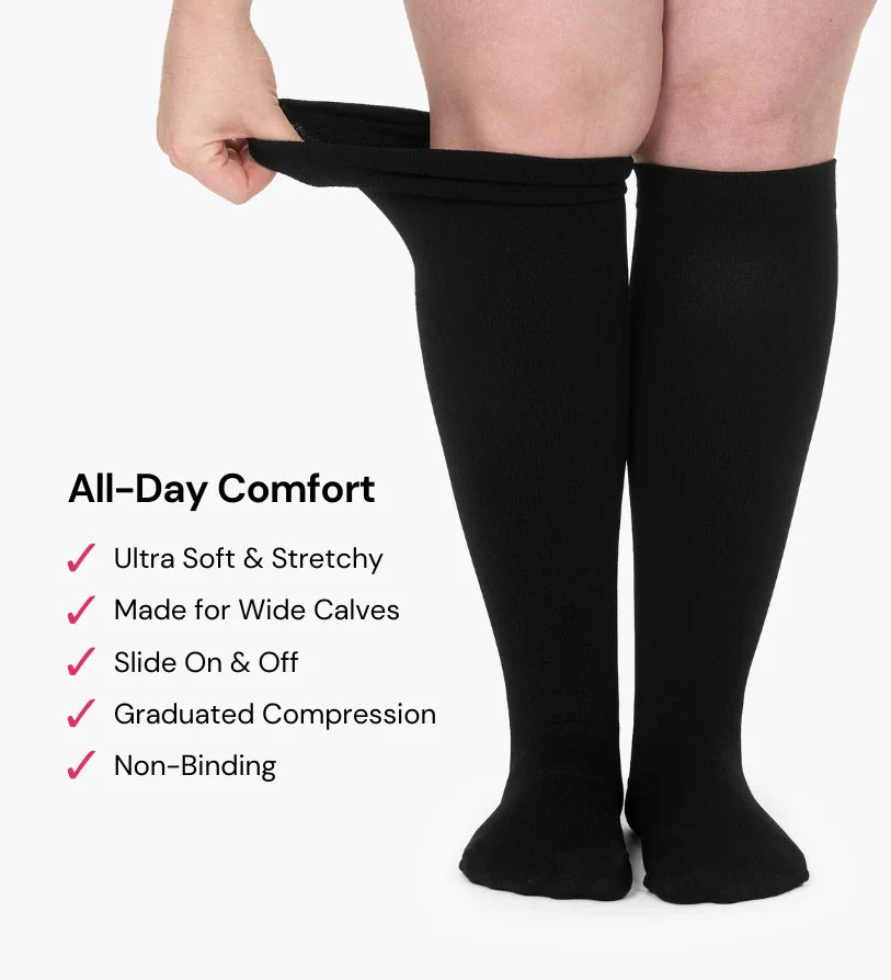 Wexler ™ Wide Compression Socks For Pain Relief
